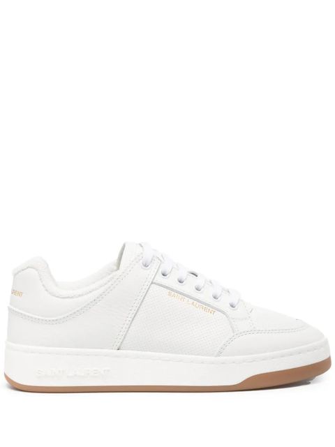 Saint Laurent SL/61 lace-up leather sneakers - White - zdjęcie produktu nr 1