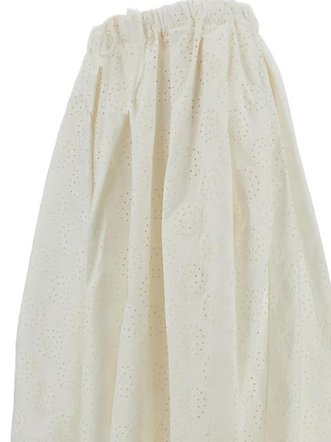Comme Des Garçons pleated skirt - White