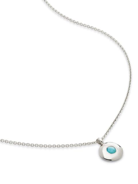 Monica Vinader December turquoise necklace - Silver - zdjęcie produktu nr 1