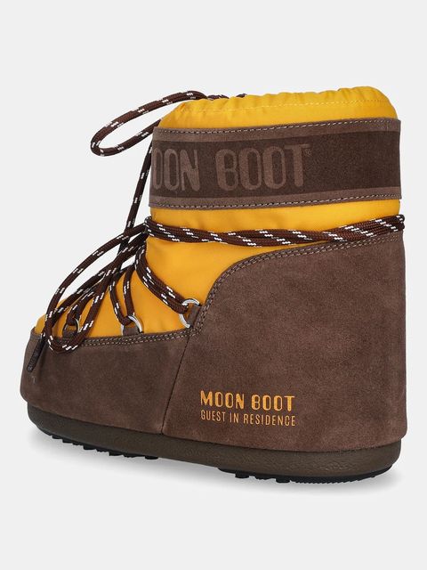 Moon Boot śniegowce MB X GIR ICON LOW NYLON kolor brązowy 80D1409740-BM04