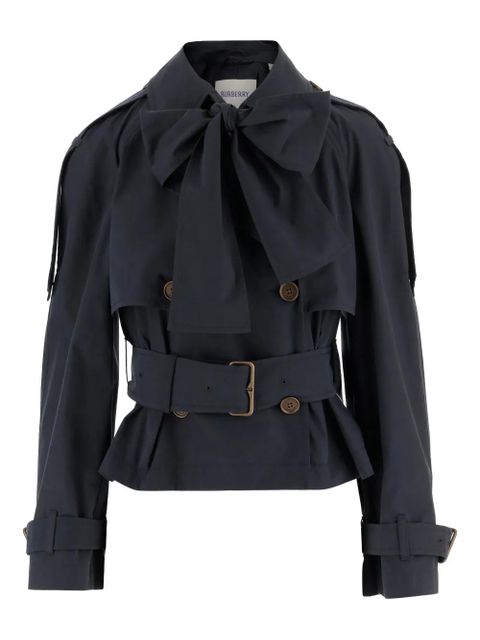 Burberry bow belted jacket - Blue - zdjęcie produktu nr 1