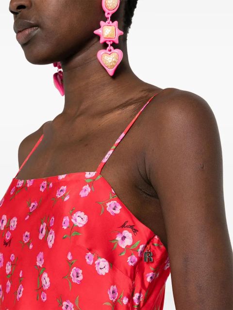 ROTATE BIRGER CHRISTENSEN floral-print dress - Red