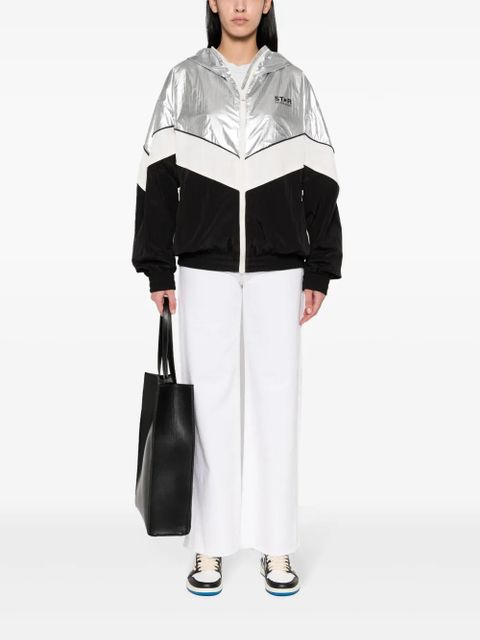 Golden Goose Letizia hooded windbreaker jacket - Silver - zdjęcie produktu nr 2