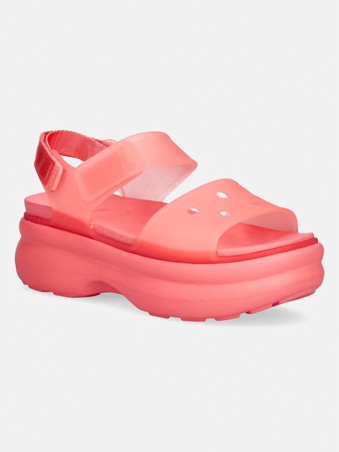 Crocs sandały na platformie damskie Soho Frosted Y Strap Sandal - zdjęcie produktu nr 2