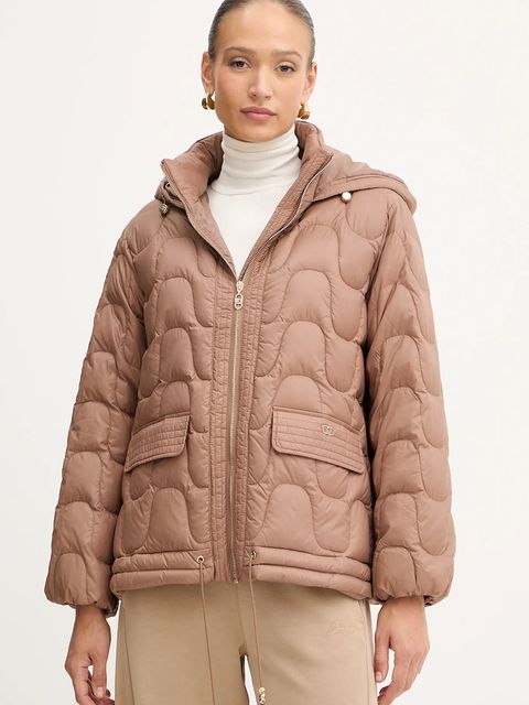 Liu Jo kurtka kolor brązowy TF5202.T9804 - zdjęcie produktu nr 1