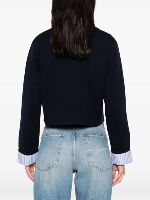 SANDRO buttoned-fastening cardigan - Blue