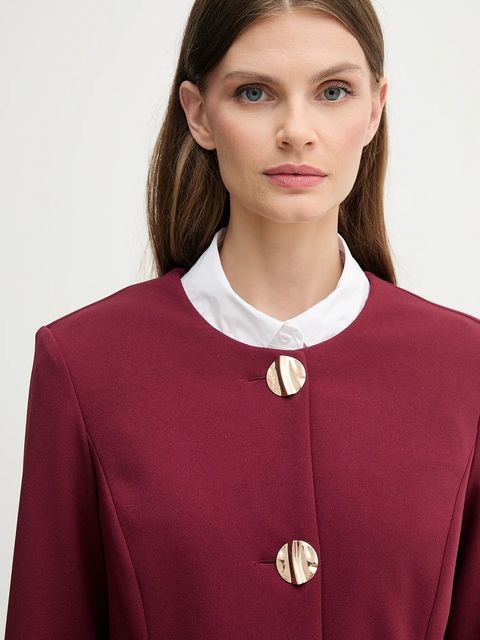 Joseph Ribkoff marynarka kolor bordowy jednorzędowa gładka 253071