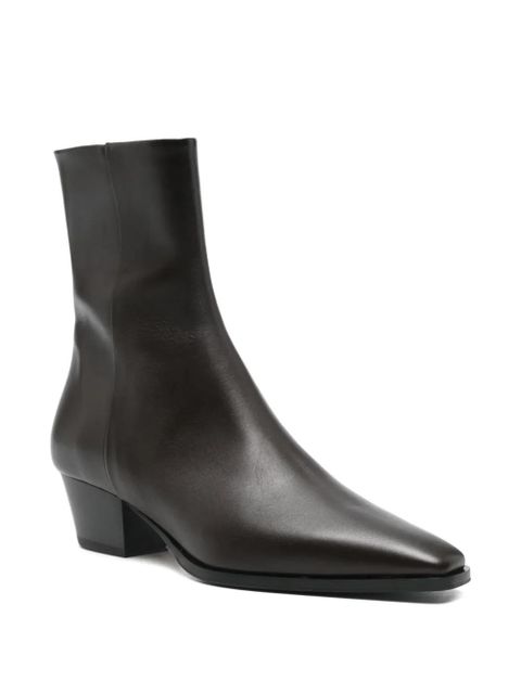 Aeyde pointed-toe ankle boots - Brown - zdjęcie produktu nr 2