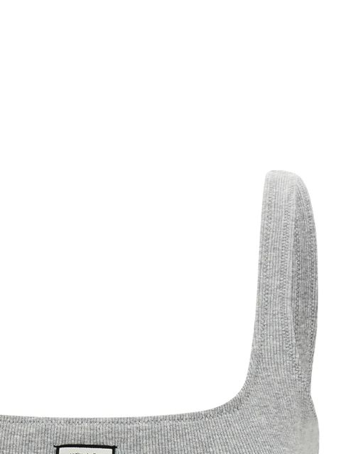 ENTIRE STUDIOS ribbed tank top - Grey