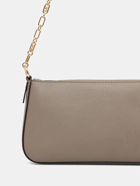 MICHAEL Michael Kors torebka skórzana kolor beżowy 32H3G8EW6L