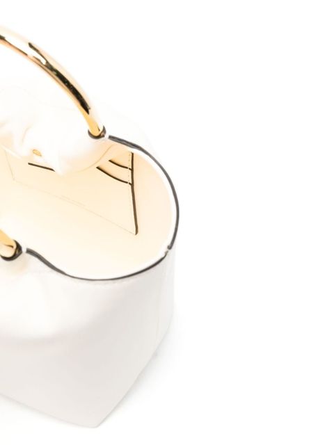 Valentino Garavani VLogo leather tote bag - White