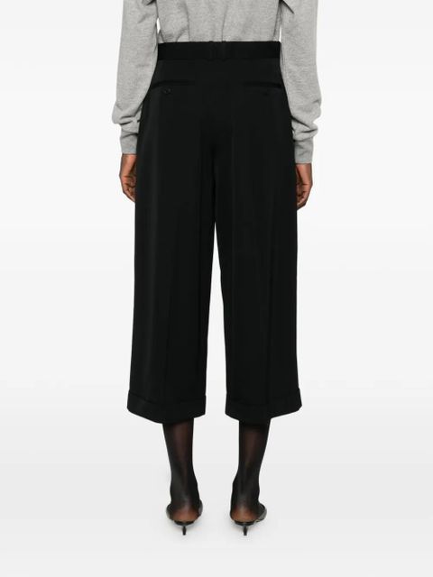 The Row Lior cuffed trousers - Black