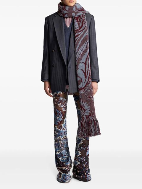 ETRO wool double-breasted jacket - Grey