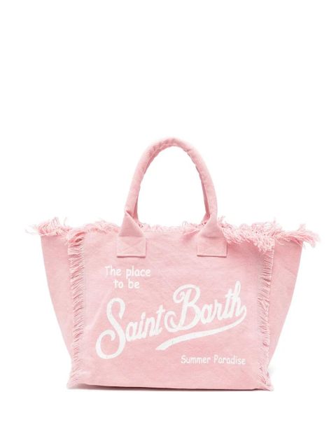 MC2 Saint Barth Vanity fringed-edge tote bag - Pink - zdjęcie produktu nr 1