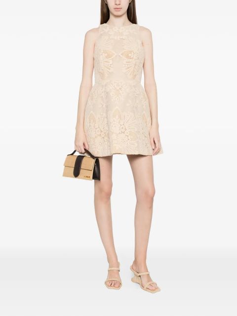 SANDRO lace mini dress - Neutrals - zdjęcie produktu nr 2