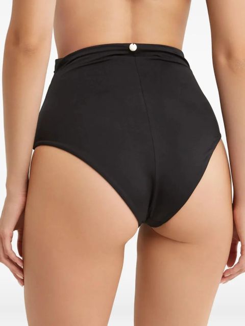 Max Mara high-waisted charm Salli bikini bottoms - Black