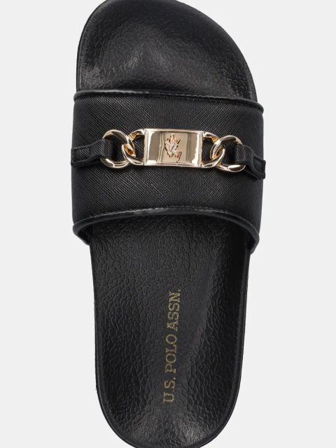 U.S. Polo Assn. klapki IVY damskie kolor czarny IVY003W/5Y1