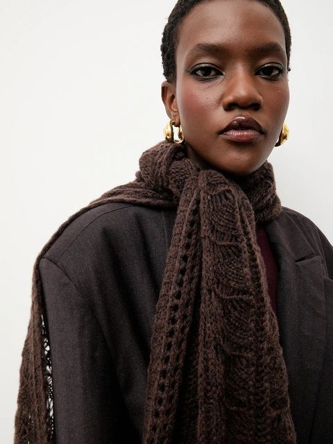 Bonded by Answear.LAB & LOBOS szalik wełniany - zdjęcie produktu nr 2