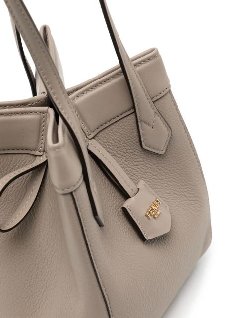 FENDI mini Origami leather shoulder bag - Brown