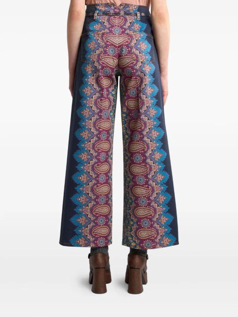 ETRO printed jeans - Blue