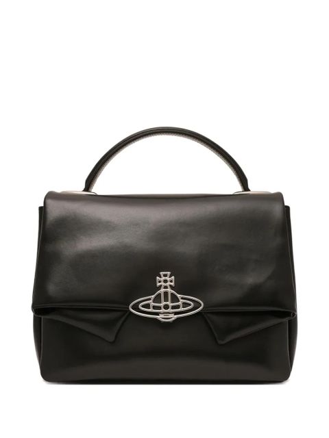 Vivienne Westwood orb-embellished flap bag - Black - zdjęcie produktu nr 1