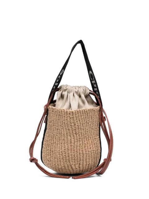 Chloé small Woody bucket bag - Neutrals - zdjęcie produktu nr 1