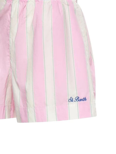 MC2 Saint Barth Meave striped shorts - Pink