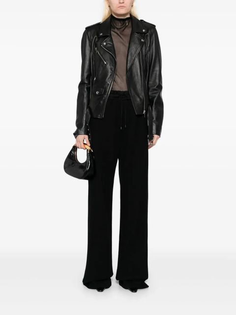 Saint Laurent Jambes larges molleton pants - Black - zdjęcie produktu nr 2