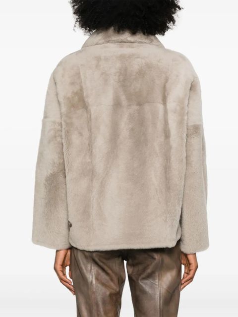 Yves Salomon fur jacket - Grey
