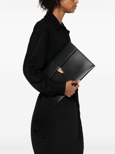 The Row leather clutch bag - Black - zdjęcie produktu nr 2