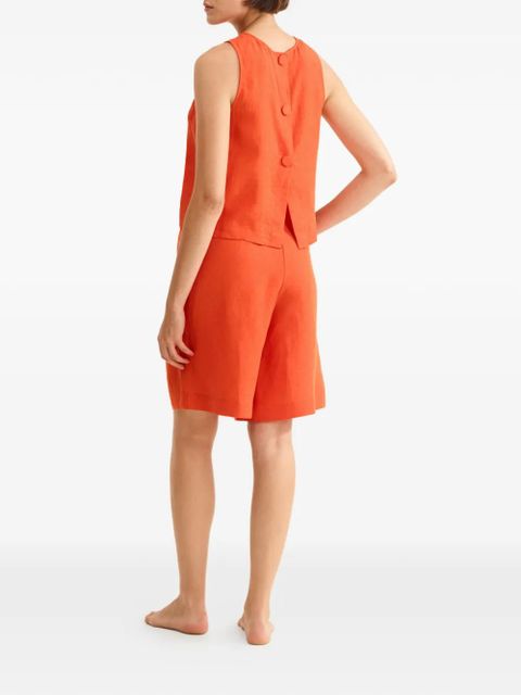 ERES wide-leg bermuda shorts - Orange