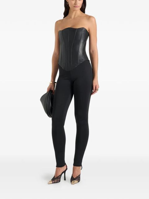 Manière De Voir Scarlett lace-up corset - Black - zdjęcie produktu nr 2