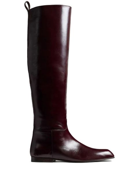 KHAITE Colt knee-high boots - Red - zdjęcie produktu nr 1