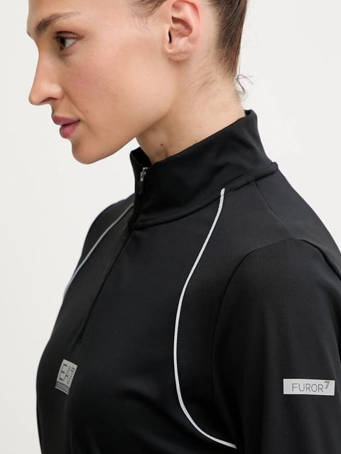 EA7 Emporio Armani longsleeve treningowy kolor czarny z półgolfem AF13534.7W000593
