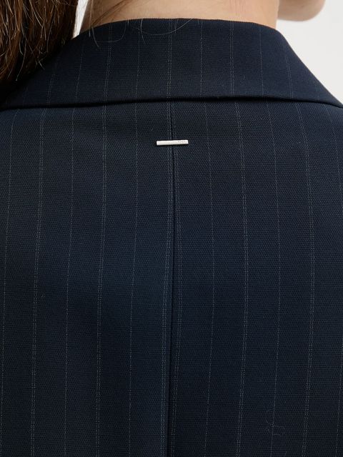 BOSS marynarka Janka-DB2 kolor granatowy dwurzędowa wzorzysta 50548492