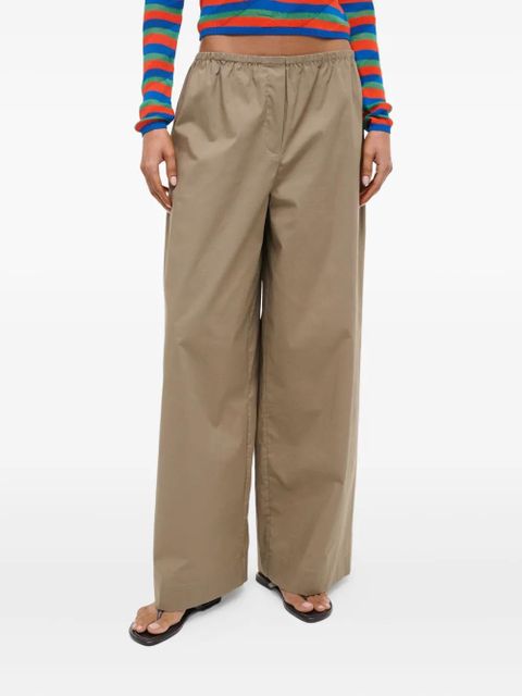 STAUD Bonfire elasticated-waistband trousers - Brown - zdjęcie produktu nr 1