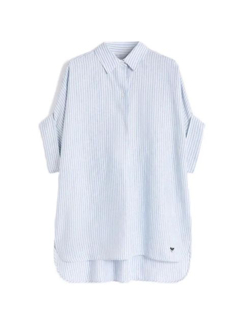 Weekend Max Mara printed linen shirt - Blue - zdjęcie produktu nr 1