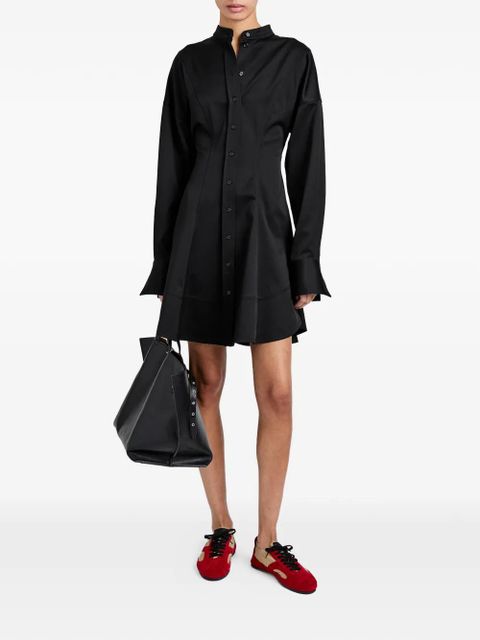 Proenza Schouler button mini shirt dress - Black - zdjęcie produktu nr 2