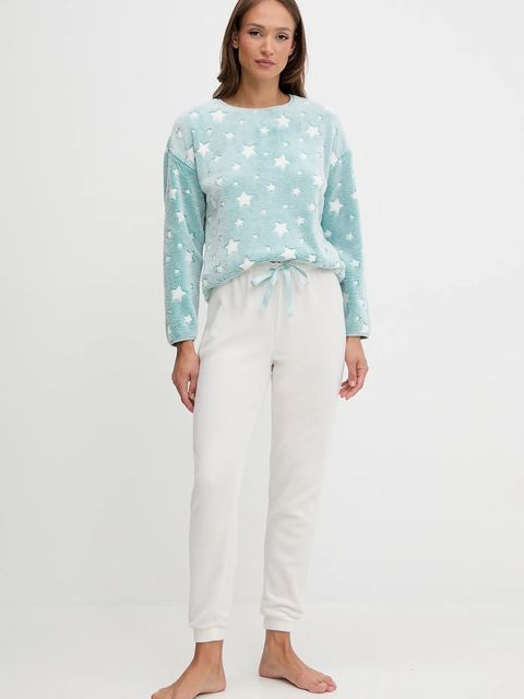 women'secret komplet piżamowy damska kolor niebieski 4752554 - zdjęcie produktu nr 1