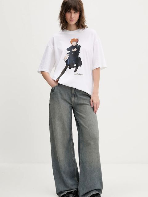 Hugo Blue t-shirt bawełniany HUGO x Jujutsu Kaisen - zdjęcie produktu nr 1