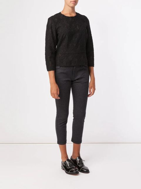 Comme Des Garçons lace blouse - Black - zdjęcie produktu nr 2