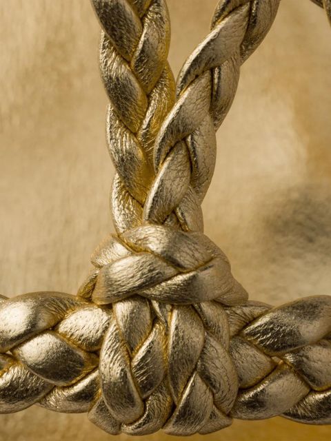 Prada flat mordoré nappa leather sandals - Gold