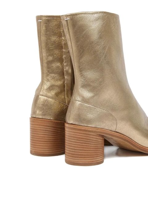 Maison Margiela 60mm Tabi block-heel ankle boots - Gold