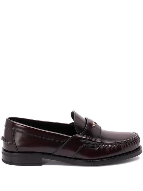 Prada leather loafers - Brown - zdjęcie produktu nr 1