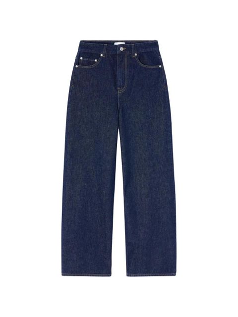 GANNI Lari high-rise jeans - Blue - zdjęcie produktu nr 1