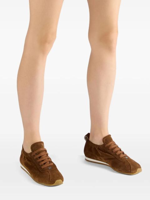 Casadei laces suede sneakers - Brown - zdjęcie produktu nr 1