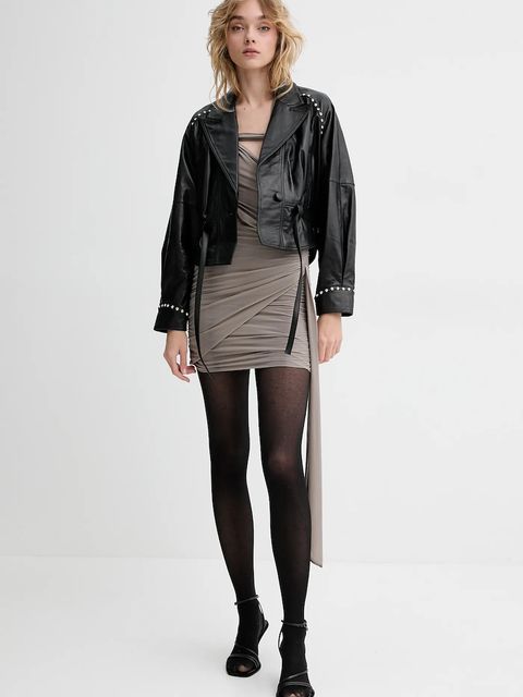 Aniye By sukienka kolor szary mini dopasowana 185900 - zdjęcie produktu nr 2