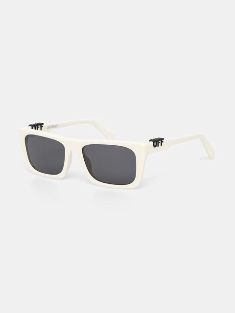 Off-White okulary kolor biały OERI13E_560107