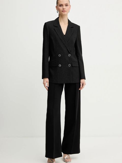 Guess marynarka ZANITA kolor czarny dwurzędowa W5BN59 W2422 - zdjęcie produktu nr 2