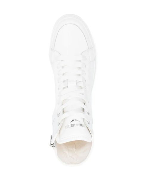 Zadig&Voltaire tonal high-top sneakers - White